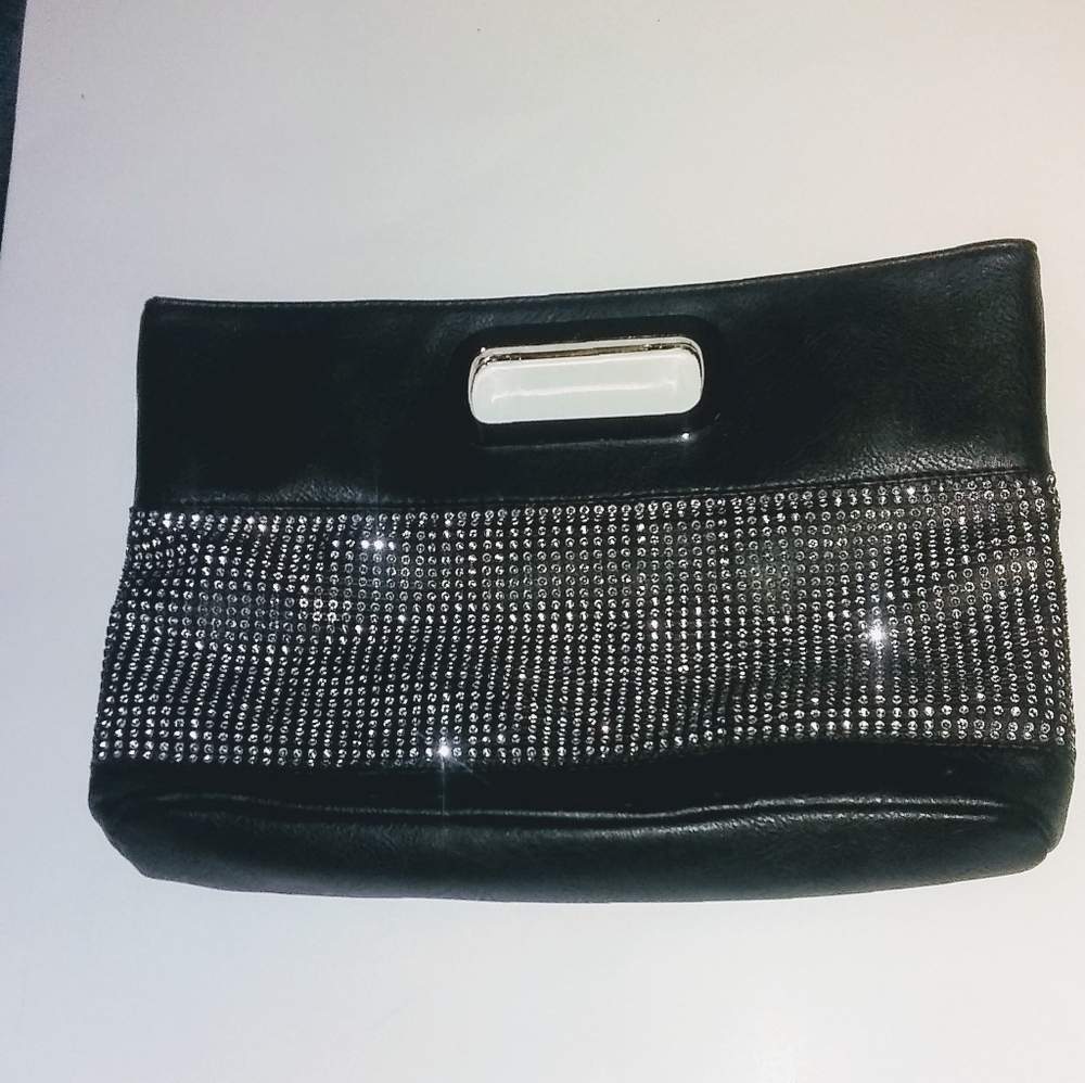 Black Clutch with Bling